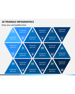 18 Triangle Infographics PPT Slide 1