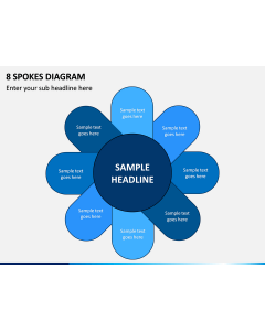 8 Spokes Diagram PPT Slide 1