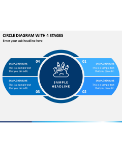 Circle Diagram With 4 Stages PPT Slide 1