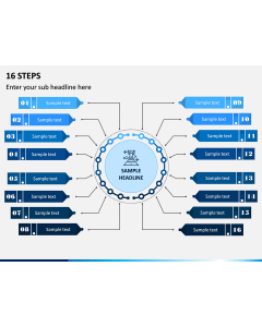 16 Steps PPT Slide 1