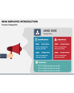 New Employee Introduction PPT Slide 1