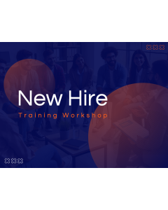 New Hire Training Workshop PPT Thumbnail