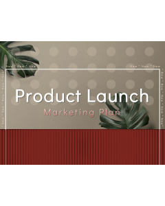 New Product Launch Marketing Plan PPT Thumbnail