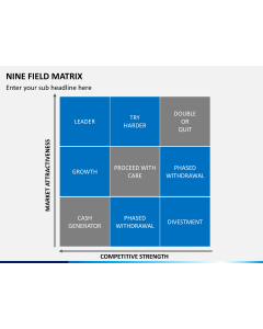 Nine field matrix PPT slide 1