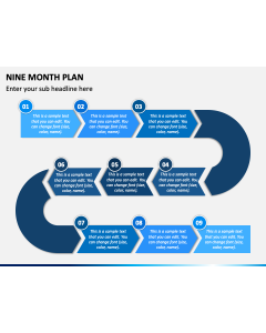 Nine Month Plan PPT Slide 1