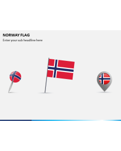 Norway Flag PPT Slide 1