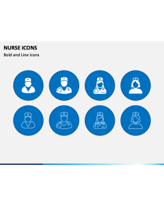 Nurse Icons PPT Slide 1