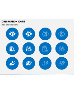 Observation Icons PPT Slide 1