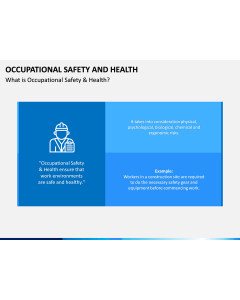 Occupational Safety and Health PPT Slide 1