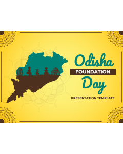 Odisha Foundation Day PPT Slide 1