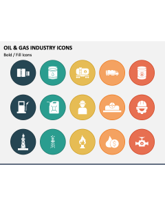 Oil & Gas Industry Icons PPT Slide 3