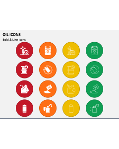 Oil Icons PPT Slide 1