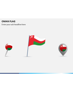 Oman Flag PPT Slide 1