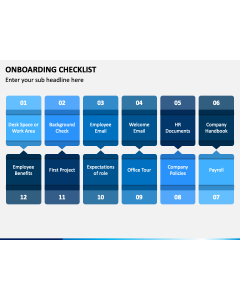 Onboarding Checklist PPT Slide 1