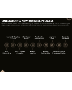 Onboarding New Business Process PPT Slide 1