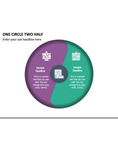 One Circle Two Half PPT Slide 1