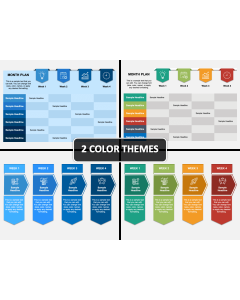 1 Month Plan PPT Cover Slide