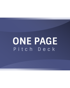 One Page Pitch Deck PPT Thumbnail