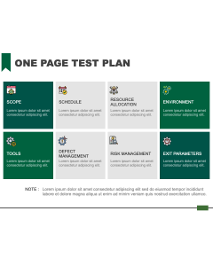 One Page Test Plan PPT Thumbnail