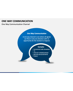 One Way Communication Slide 1
