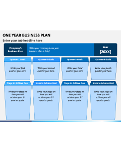 One Year Business Plan PPT Slide 1