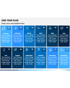 One Year Plan PPT Slide 1