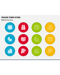 Online Form Icons PPT Slide 1