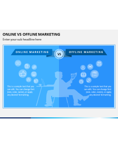 Online Vs Offline Marketing PPT Slide 1