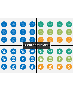 Opinion Icons PPT Cover Slide