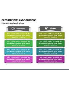 Opportunities and Solutions PPT Slide 1