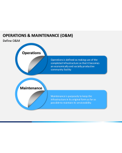 Operations and Maintenance PPT Slide 1