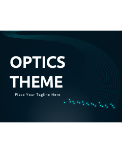 Optics Theme PPT Slide 1