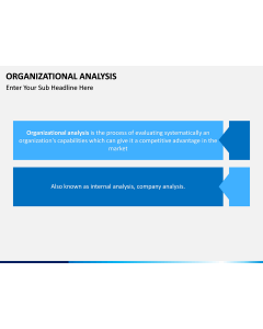 Organizational analysis PPT slide 1