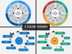Organizational change PPT cover slide