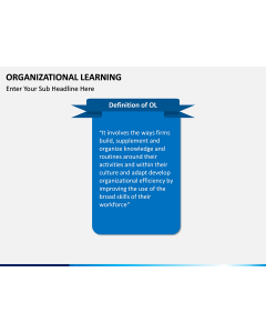 Organizational Learning PPT Slide 1