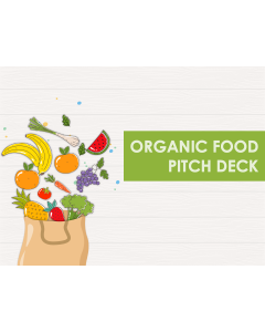 Organic Food Pitch Deck PPT Slide 1