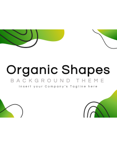 Organic Shapes Background Theme PPT Thumbnail