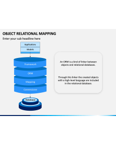 Object Relational Mapping PPT slide 1