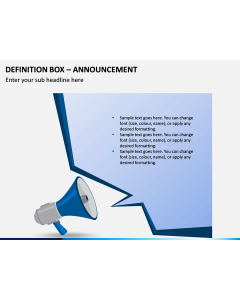 Definition Box - Announcement PPT Slide 1