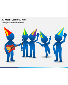 3d Men - Celebration PPT Slide 1