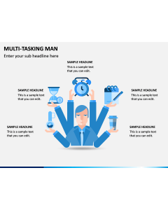 Multi Tasking Man PPT Slide 1