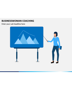 Businesswoman Coaching PPT Slide 1