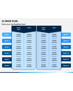 12 Week Plan PPT Slide 1