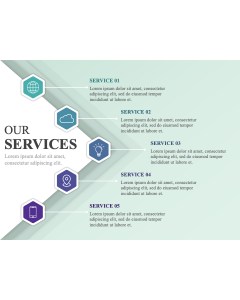 Our Services PPT Slide 1