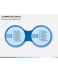 2 Connected Circles PPT Slide 1