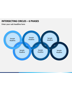 Intersecting Circles – 6 Phases PPT Slide 1