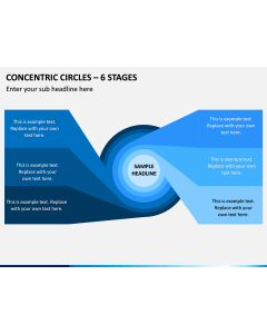 Concentric Circles – 6 Stages PPT Slide 1