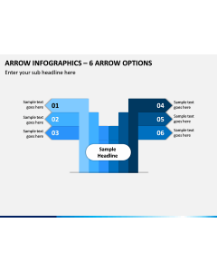 Arrow Infographics – 6 Arrow Options PPT slide 1