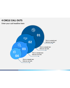 4 Circle Call Outs PPT Slide 1