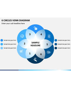 6 Circles Venn Diagram PPT Slide 1